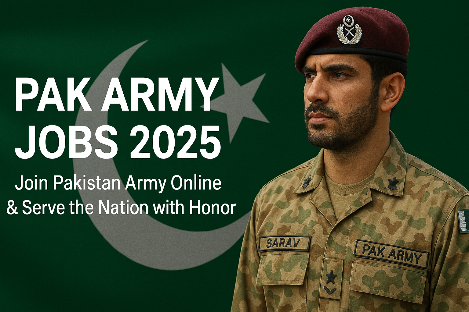 Pak Army Jobs 2025 – Join Pakistan Army Online Apply
